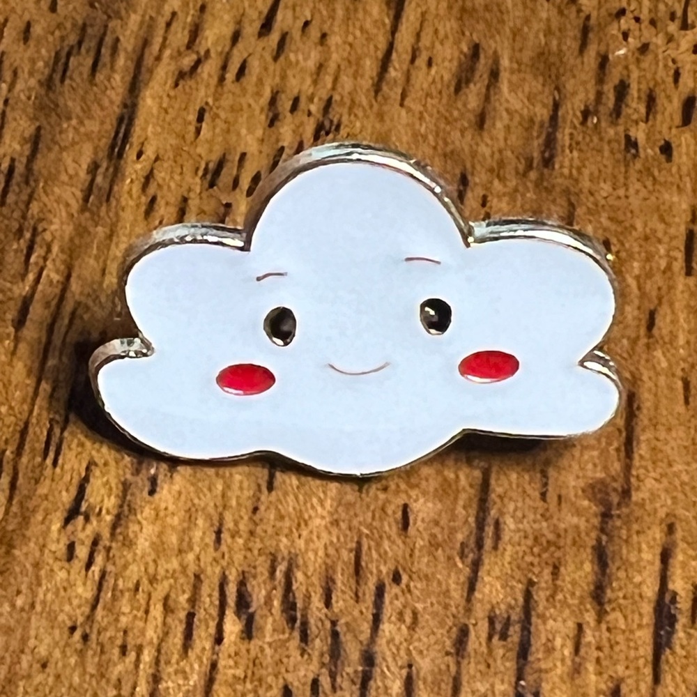 *5/$15* NEW - Happy Cloud Enamel Pin